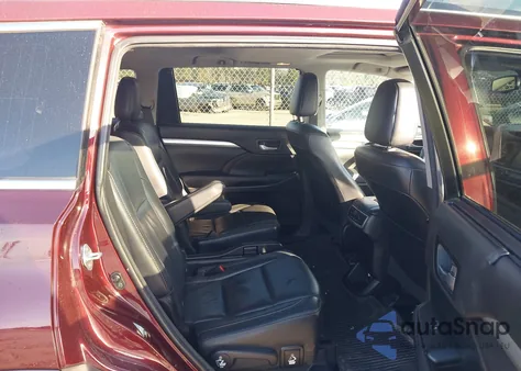 2016 Toyota Highlander Xle V6 from USA, damaged, VIN 5TDJKRFH3GS290449